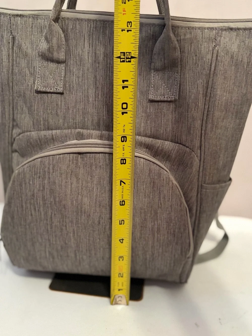 Wonderbag Diaper Bag Travel Backpack with insulated bottle pockets.